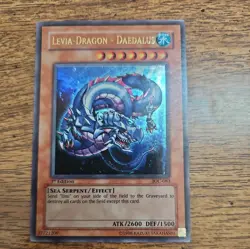 Yugioh Levia-Dragon Daedalus IOC-083 Ultra Rare Trading Card Collectible LP - Image 1