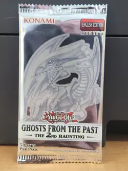 YUGIOH GHOSTS FROM THE PAST BOOSTER PACK..ENGLISH EDITION...FACTORY SEALED - Image 1