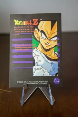 Dragon Ball Z 1999 Artbox JPP/Amada Card - #G-7 Piccolo Gold Foil MP - Image 2
