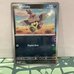 Vullaby 063/086 White Flare Pokeball Reverse Holo Rare Pokemon Card Near Mint - Image 1