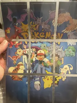 Complete TV5-TV1 Full Set Pokemon Topps Animation Edition Puzzle Card Check List - Image 1