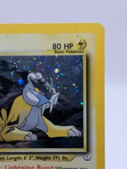 Raikou 13/64 Neo Revelation Pokemon Card Holo Rare WOTC 2000 (Creased) - Image 3
