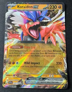 Koraidon ex 125/198 Scarlet And Violet Base Double Rare Pokemon Card NM A10 - Image 1