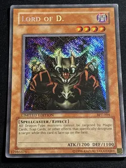 Lord Of D. BPT-004 Reverse Foil Misprint Yu-Gi-Oh Secret Rare Card Limited LP - Image 1