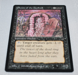 Magic card: MTG Ghosts of the Damned Legends Black Creature 1994 Edward Beard Jr - Image 1