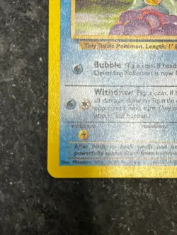 Squirtle 93/130 - Base Set 2 Vintage Pokemon Card LP #2 - Image 2