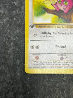 Jigglypuff 54/64 - Jungle First Edition Vintage Pokemon Card LP 1st Ed #2 - Image 2