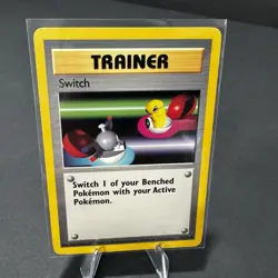 SWITCH - Base Set - 95/102 - Common Trainer - Pokemon Card - Unlimited - LP - Image 1
