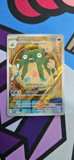 Garbodor 141/086 - Scarlet & Violet White Flare - English Pokemon Card - NM - Image 1