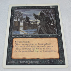 Magic card: Bog Wraith Black Creature Jeff A. Menges MTG - Image 1