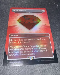 Chaos Emerald - Red (Lotus Petal) Magic The Gathering Card NM - Image 2