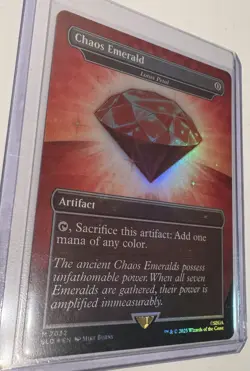 Chaos Emerald - Red (Lotus Petal) Magic The Gathering Card NM - Image 3