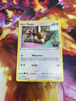 Eevee 054/078 Pokemon GO Regular NM-Mint Pokemon Card TCG - Image 1