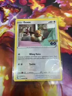 Eevee 054/078 Pokemon GO Regular NM-Mint Pokemon Card TCG - Image 3