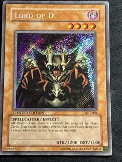 Lord Of D. BPT-004 Yu-Gi-Oh Secret Rare Limited Edition Card Heavily Played HP - Image 1