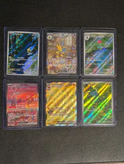 Pokemon TCG Scarlet & Violet 151 Card Lot 6 Cards Mew Promo Alakazam Bulbasaur - Image 1