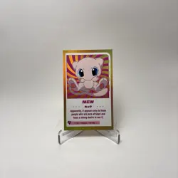 Mew #151 - Gold Holo - Baby Chibi Reedition 2024 - Pokemon Card - Image 1