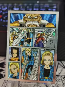 A18 Card Manga Action Art Cell Vegeta Dragon Ball Akira Toriyama No SB01 - Image 2