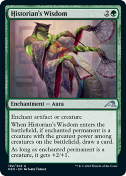 1x Historian's Wisdom - Foil MTG Kamigawa: Neon Dynasty NM Magic Foil - Image 1