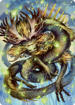 1x Art Series (66/81) - Kura, the Boundless Sky MTG Kamigawa: Neon Dynasty NM Ma - Image 1