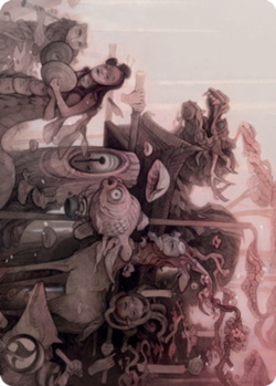 1x Art Series (29/81) - March of Burgeoning Life MTG Kamigawa: Neon Dynasty NM M - Image 1