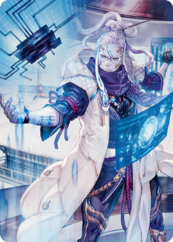 1x Art Series (53/81) - Tameshi, Reality Architect MTG Kamigawa: Neon Dynasty NM - Image 1