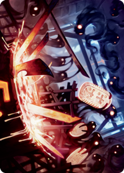 1x Art Series (41/81) - Smoke Spirits' Aid MTG Kamigawa: Neon Dynasty NM Magic R - Image 1