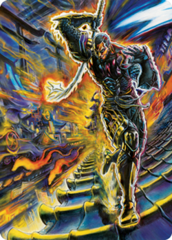1x Art Series (71/81) - Kaito Shizuki MTG Kamigawa: Neon Dynasty NM Magic Regula - Image 1