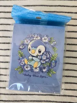 Pokemon Center Japan Piplup Baby Blue Eyes Card Deck Box ~ US SELLER - Image 1