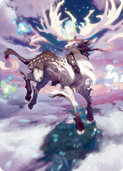 1x Art Series (68/81) - Hinata, Dawn-Crowned MTG Kamigawa: Neon Dynasty NM Magic - Image 1