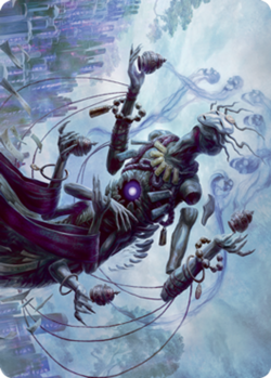 1x Art Series (09/81) - Myojin of Grim Betrayal MTG Kamigawa: Neon Dynasty NM Ma - Image 1