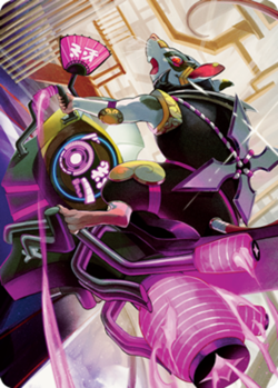 1x Art Series (59/81) - Nashi, Moon Sage's Scion MTG Kamigawa: Neon Dynasty NM M - Image 1