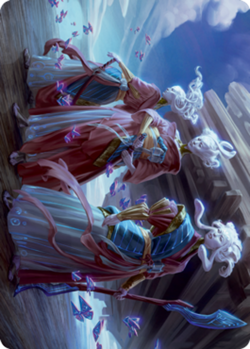 1x Art Series (30/81) - Guardians of Oboro MTG Kamigawa: Neon Dynasty NM Magic R - Image 1