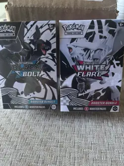Pokemon Black Bolt and White Flare Booster Bundle Set of 2 Sealed New 🔥🔥 - Image 1