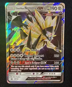 Dusk Mane Necrozma GX SM102 - Pokemon TCG Card Black Star Promo (2018) MP - Image 2