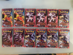 Pokemon TCG Destined Rivals Booster Pack Lot of 12 NEW/SEALED - Image 1