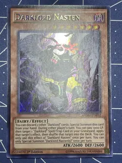 Yugioh Darklord Nasten DESO-EN032 Destiny Soldiers Secret Rare 1st Edition - Image 2