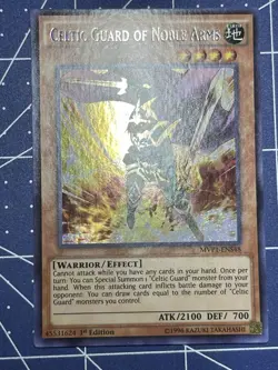 Yugioh Celtic Guard of Noble Arms MVP1-ENS48 Secret Rare 1st Edition NM - Image 2