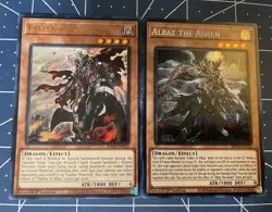 Yugioh Albaz the Ashen MP23-EN122 + Fallen Of Albaz RA01-EN021 - Image 1