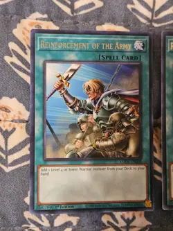 Reinforcement of the Army x3 - AMDE-EN039 Rare 1st Edition Playset Yugioh - Image 2