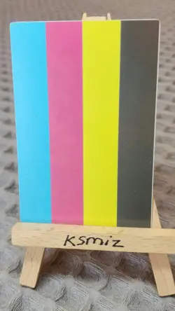 Konami Yu-Gi-Oh! TCG CMYK Color Test Print Error Card LP YuGiOh - Image 1