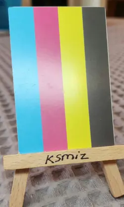 Konami Yu-Gi-Oh! TCG CMYK Color Test Print Error Card LP YuGiOh - Image 2