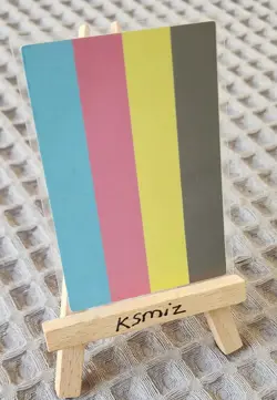 Konami Yu-Gi-Oh! TCG CMYK Color Test Print Error Card LP YuGiOh - Image 5