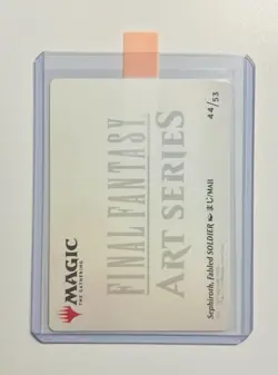 Sephiroth, Fabled SOLDIER Art Card (Gold-Stamped Signature) 44/53 Near Mint - Image 3