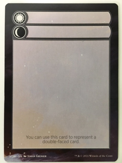 1x Double-Faced Helper Card (2) MTG Innistrad: Crimson Vow NM Magic Regular - Image 1