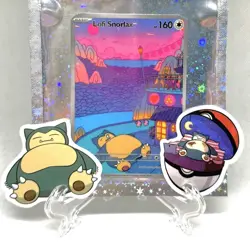 Pokemon Lofi Snorlax Full Art - Pokemon Card Collectable Gift - Image 1