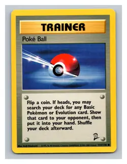Pokemon Poke Ball #121/130 Base Set 2 Trading Card TCG Nintendo 2000 - Image 1
