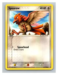 Pokemon Spearow #61/100 Crystal Guardians Trading Card TCG Nintendo 2006 - Image 1