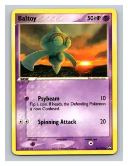 Pokemon Baltoy #44/108 Power Keepers Trading Card TCG Nintendo 2007 - Image 1