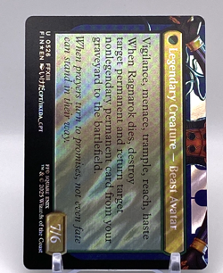 MTG: FInal Fantasy - Fang , Fearless I'Cie (Borderless) 526 -SURGE FOIL - Image 2